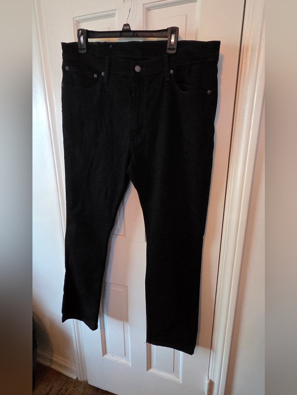 NWT LEVI'S 511 RED TAB WATERLESS 28x30 Men's Slim Stretch Black Denim Jeans
